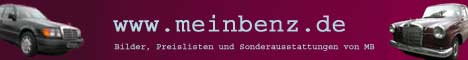 Fanpage mit Preislisten, Sonderausstattungen und Daten zu Mercedes Klassikern und Youngtimern